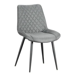 ALESIA GREY ΥΦΑΣΜΑ ΚΑΡΕΚΛΑ ΜΕΤΑΛΛΙΚΗ 54X63X86εκ.