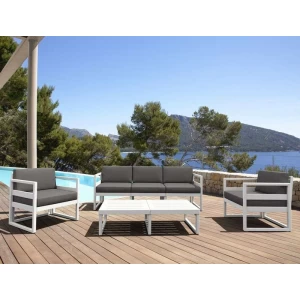 MYKONOS ΜΑΞΙΛΑΡΙ ΠΛΑΤΗΣ DARK GREY 65Χ35Χ16/9εκ.