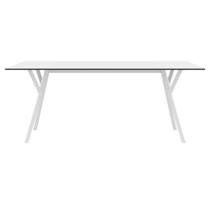 MAX ΤΡΑΠΕΖΙ 180X90Χ74εκ. WHITE LAMINATE 12mm