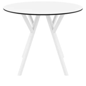 MAX ΤΡΑΠΕΖΙ Φ90Χ74εκ. WHITE LAMINATE 12mm
