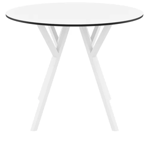 MAX ΤΡΑΠΕΖΙ Φ90Χ74εκ. WHITE LAMINATE 12mm