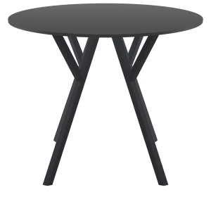 MAX ΤΡΑΠΕΖΙ Φ90Χ74εκ. BLACK LAMINATE 12mm