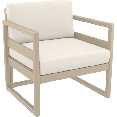 MYKONOS ΜΑΞΙΛΑΡΙ ΠΛΑΤΗΣ BEIGE 65Χ35Χ16/9εκ.