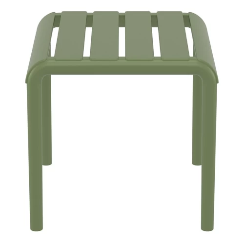PARIS OLIVE GREEN ΤΡΑΠΕΖΙ 42X41X40εκ. ΠΟΛ/ΝΙΟΥ