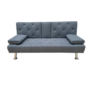 REST GREY ΥΦΑΣΜΑ ΚΑΝΑΠΕΣ-ΚΡΕΒΑΤΙ 168X88X79εκ.