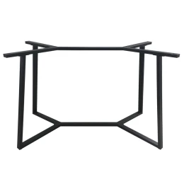 BISTRO 110X60X72εκ. ΜΑΚΡ/ΝΗ ΒΑΣΗ ΜΕΤΑΛΛΙΚΗ ΜΕ ΡΕΓ/ΡΟΥΣ ΜΑΥΡΗ