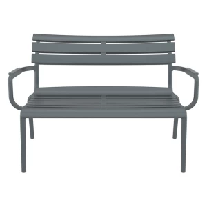 PARIS ΚΑΝΑΠΕΣ DARK GREY 116X70X75εκ. ΠΟΛ/ΝΙΟΥ