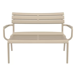 PARIS ΚΑΝΑΠΕΣ TAUPE 116X70X75εκ. ΠΟΛ/ΝΙΟΥ