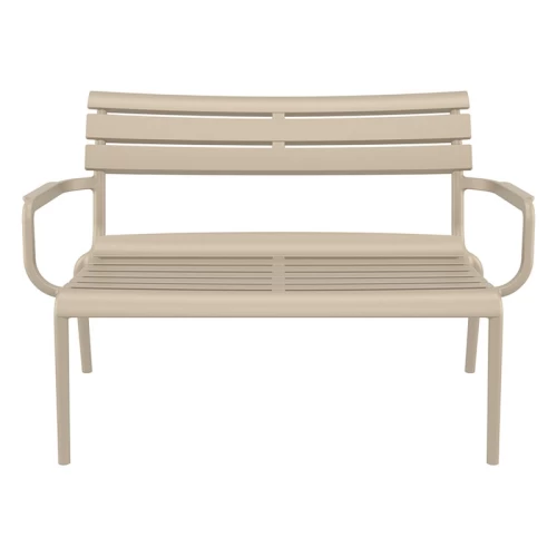 PARIS ΚΑΝΑΠΕΣ TAUPE 116X70X75εκ. ΠΟΛ/ΝΙΟΥ