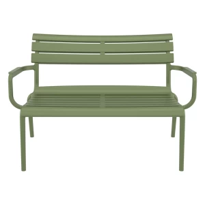 PARIS ΚΑΝΑΠΕΣ OLIVE GREEN 116X70X75εκ. ΠΟΛ/ΝΙΟΥ