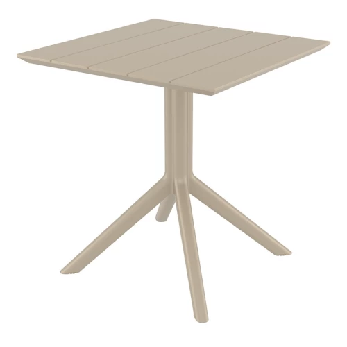 PARIS TAUPE 70X70X74εκ. ΤΡΑΠΕΖΙ ΠΟΛ/ΝΙΟΥ