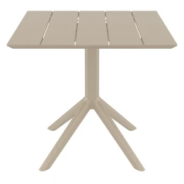 PARIS TAUPE 80X80X74εκ. ΤΡΑΠΕΖΙ ΠΟΛ/ΝΙΟΥ