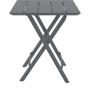HELEN DARK GREY 60Χ60X74εκ. ΤΡΑΠΕΖΙ ΠΤΥΣ/ΝΟ ΠΟΛ/ΝΙΟΥ