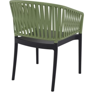 PORTOFINO BLACK/OLIVE GREEN ΠΟΛΥΘΡΟΝΑ ΠΟΛ/ΝΙΟΥ 58X58X80εκ.