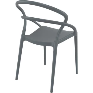 PIA DARK GREY ΚΑΡΕΚΛΑ ΠΟΛ/ΝΙΟΥ 54Χ56Χ82εκ.
