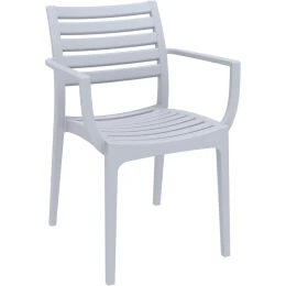 ARTEMIS SILVER GREY ΠΟΛΥΘΡΟΝΑ ΠΟΛ/ΝΙΟΥ 58X58X83.5εκ.
