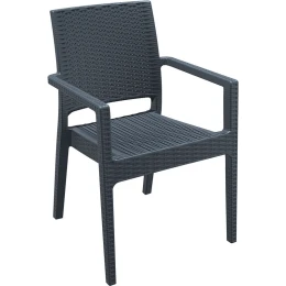 IBIZA DARK GREY ΠΟΛΥΘΡΟΝΑ ΠΟΛ/ΝΙΟΥ 58Χ59Χ87εκ.