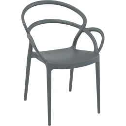 MILA DARK GREY ΠΟΛΥΘΡΟΝΑ ΠΟΛ/ΝΙΟΥ 57Χ56Χ82εκ.