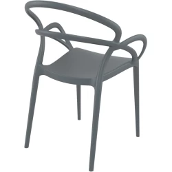 MILA DARK GREY ΠΟΛΥΘΡΟΝΑ ΠΟΛ/ΝΙΟΥ 57Χ56Χ82εκ.