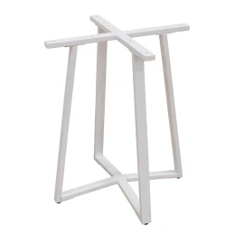 BISTRO 60X60X72εκ. ΛΕΥΚΗ ΒΑΣΗ ΜΕΤΑΛΛΙΚΗ ΜΕ ΡΕΓ/ΡΟΥΣ