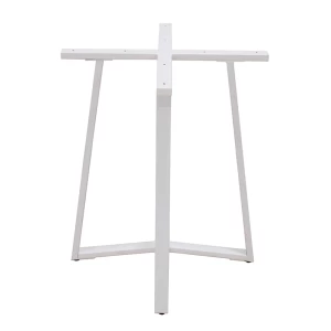 BISTRO 60X60X72εκ. ΛΕΥΚΗ ΒΑΣΗ ΜΕΤΑΛΛΙΚΗ ΜΕ ΡΕΓ/ΡΟΥΣ