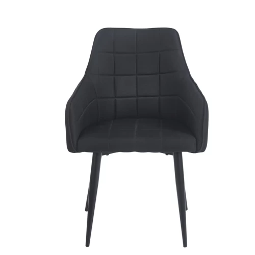 CAMERON BLACK ΥΦΑΣΜΑ ΠΟΛΥΘΡΟΝΑ ΜΕΤΑΛΛΙΚΗ 58X56X87εκ.