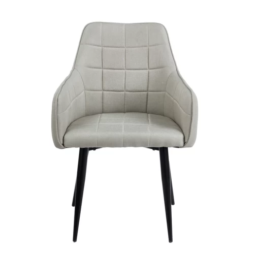 CAMERON L. BEIGE ΥΦΑΣΜΑ ΠΟΛΥΘΡΟΝΑ ΜΕΤΑΛΛΙΚΗ 58X56X87εκ.