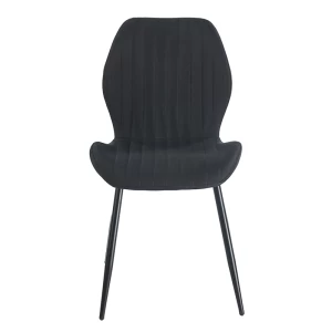 DYLAN BLACK ΥΦΑΣΜΑ ΚΑΡΕΚΛΑ ΜΕΤΑΛΛΙΚΗ 48X53X74εκ.