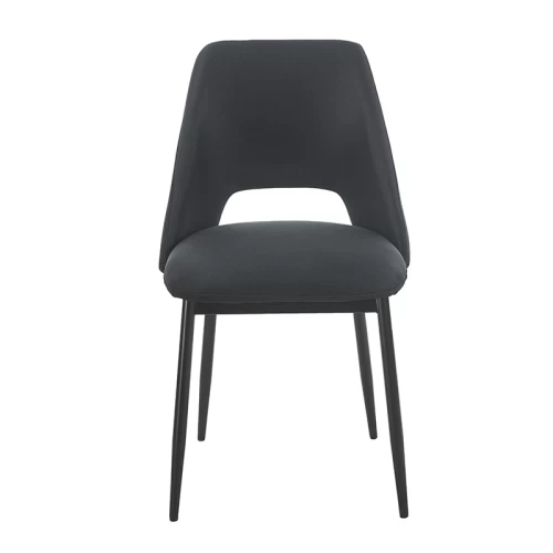 MADISON BLACK ΥΦΑΣΜΑ ΚΑΡΕΚΛΑ ΜΕΤΑΛΛΙΚΗ 45X54X83εκ.