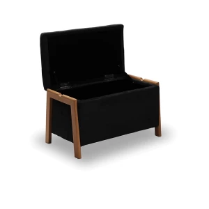 DALI ΣΚΑΜΠΟ VELVET BLACK ΜΕ ΑΠΟΘ. ΧΩΡΟ 75X42X44εκ.