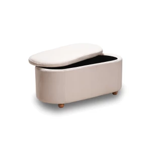 FOSTER ΣΚΑΜΠΟ VELVET BEIGE ΜΕ ΑΠΟΘ. ΧΩΡΟ 99Χ45X45εκ.