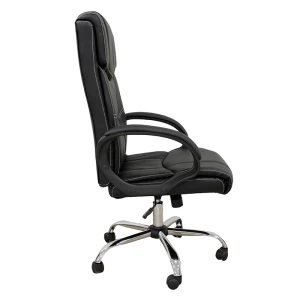 A9939 ΜΑΥΡΟ PVC ΠΟΛΥΘΡΟΝΑ ΓΡΑΦΕΙΟΥ 67Χ70Χ51-115/61-125εκ.