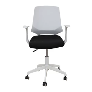 A1150-W ΛΕΥΚΟ/ΜΑΥΡΟ ΥΦΑΣΜΑ ΠΟΛΥΘΡΟΝΑ ΓΡΑΦΕΙΟΥ 63Χ55Χ49-92/56-100εκ.