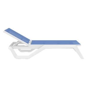 RIO PRO ΞΑΠΛΩΣΤΡΑ WHITE/BLUE ΠΟΛ/ΝΙΟΥ 190X70X33εκ.