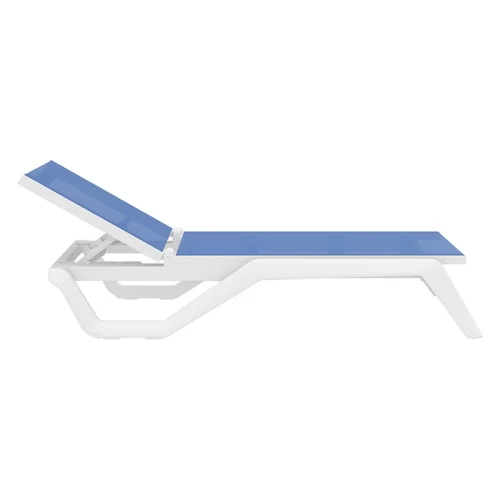RIO PRO ΞΑΠΛΩΣΤΡΑ WHITE/BLUE ΠΟΛ/ΝΙΟΥ 190X70X33εκ.