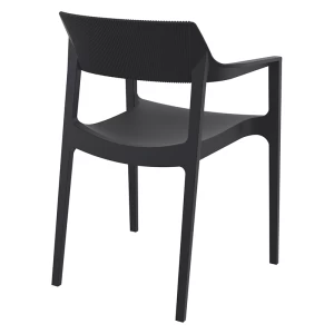 TULUM BLACK ΠΟΛΥΘΡΟΝΑ ΠΟΛ/ΝΙΟΥ 55X52X79εκ.