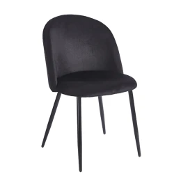 RIO BLACK VELVET ΥΦΑΣΜΑ ΚΑΡΕΚΛΑ ΜΕΤΑΛΛΙΚΗ 50X52X81εκ.