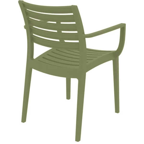 ARTEMIS OLIVE GREEN ΠΟΛΥΘΡΟΝΑ ΠΟΛ/ΝΙΟΥ 58X58X83.5εκ.