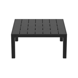 PORTOFINO LOUNGE ΤΡΑΠΕΖΙ BLACK 70X70X33εκ. ΠΟΛ/ΝΙΟΥ