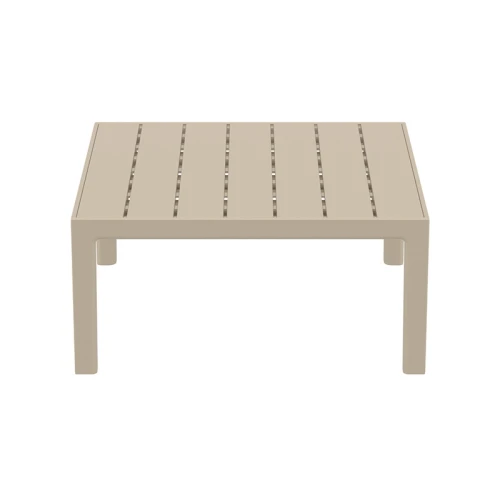 PORTOFINO LOUNGE ΤΡΑΠΕΖΙ TAUPE 70X70X33εκ. ΠΟΛ/ΝΙΟΥ
