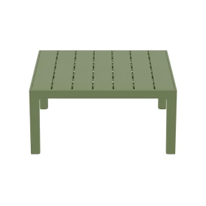 PORTOFINO LOUNGE ΤΡΑΠΕΖΙ OLIVE GREEN 70X70X33εκ. ΠΟΛ/ΝΙΟΥ