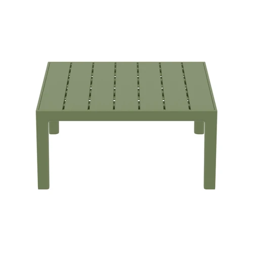 PORTOFINO LOUNGE ΤΡΑΠΕΖΙ OLIVE GREEN 70X70X33εκ. ΠΟΛ/ΝΙΟΥ