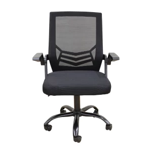 A1830 ΜΑΥΡΟ/ΜΑΥΡΟ MESH ΠΟΛ/ΝΑ ΓΡΑΦΕΙΟΥ 62X54X44-91/53-100εκ.