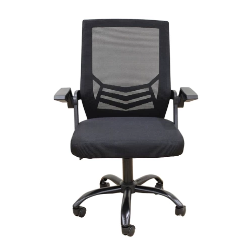 A1830 ΜΑΥΡΟ/ΜΑΥΡΟ MESH ΠΟΛ/ΝΑ ΓΡΑΦΕΙΟΥ 62X54X44-91/53-100εκ.
