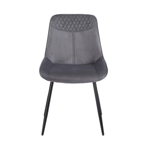 TEREA GREY VELVET ΥΦΑΣΜΑ ΚΑΡΕΚΛΑ ΜΕΤΑΛΛΙΚΗ 51X58X87εκ.