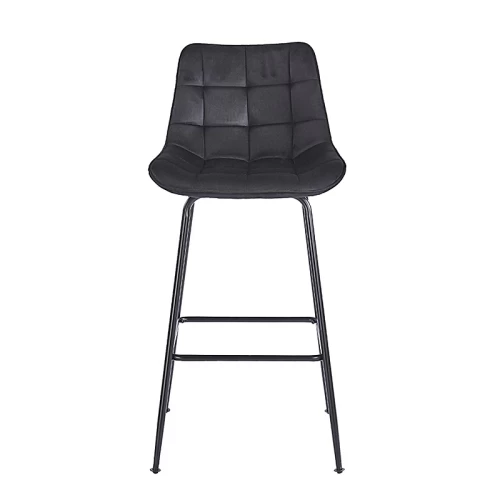 ERMINA BLACK VELVET ΥΦΑΣΜΑ 75εκ. ΣΚΑΜΠΟ ΜΕΤΑΛΛΙΚΟ 49X50X75-104εκ.