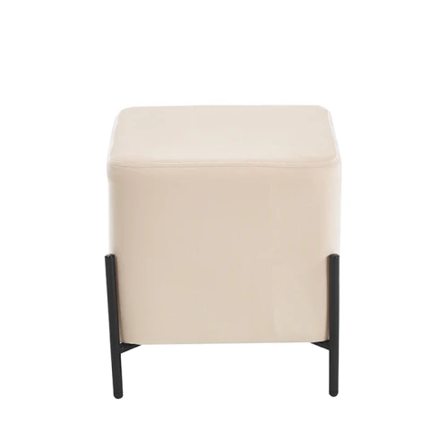BELLA/S ΣΚΑΜΠΟ BEIGE VELVET ΥΦΑΣΜΑ 36X36Χ38εκ.