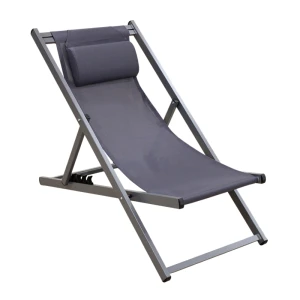 DEVIN ΣΕΖΛΟΝΓΚ GREY ΑΛΟΥΜΙΝΙΟΥ 58X95-102X78-95εκ.