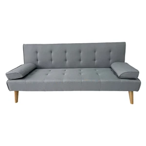 MERYL LIGHT GREY ΥΦΑΣΜΑ ΚΑΝΑΠΕΣ ΚΡΕΒΑΤΙ 170X81X74εκ.