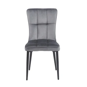 SELIN GREY VELVET ΥΦΑΣΜΑ ΚΑΡΕΚΛΑ ΜΕΤΑΛΛΙΚΗ 46X54X91εκ.